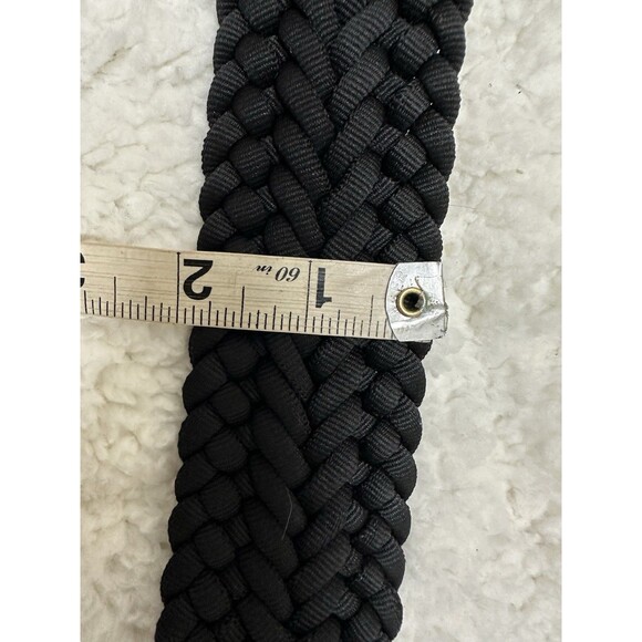 J.Crew women size medium/large 43" black braided casual belt - Picture 12 of 12